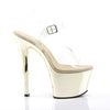 SKY-308 Plateau Sandaletten Gold Chrom | Pleaser