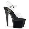SKY-308 Plateau Sandaletten Schwarz | Pleaser
