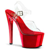 SKY-308 Sandalette Plateauschuhe Rot | Pleaser