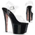 SKY-308CRS Plateau Sandaletten Schwarz/Champagner | Pleaser