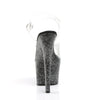 SKY-308MG Plateau Sandaletten Schwarz | Pleaser