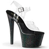 SKY-308MG Plateau Sandaletten Schwarz | Pleaser