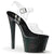 SKY-308MG Plateau Sandaletten Schwarz | Pleaser