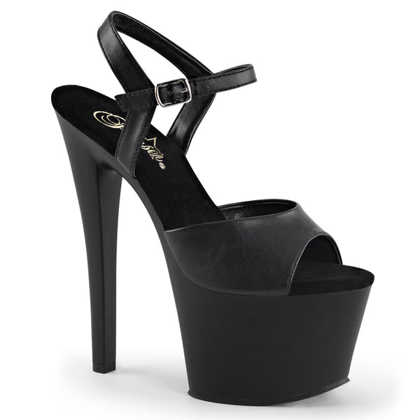 SKY-309 Plateau Sandaletten Schwarz Matt von Pleaser