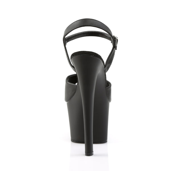 SKY-309 Plateau Sandaletten Schwarz Matt von Pleaser – Ansicht 4