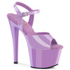 SKY-309 Plateau Sandaletten Lila Lack | Pleaser