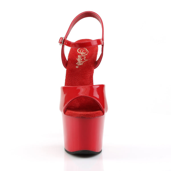 SKY-309 Sandalette Plateauschuhe Rot | Pleaser