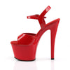 SKY-309 Sandalette Plateauschuhe Rot | Pleaser