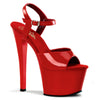 SKY-309 Sandalette Plateauschuhe Rot | Pleaser