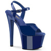 SKY-309 Plateau Sandaletten Blau Lack | Pleaser