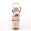 SKY-309TT Plateau Sandaletten Nude/Rosé Gold | Pleaser