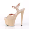 SKY-309TT Plateau Sandaletten Nude/Rosé Gold | Pleaser
