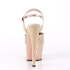 SKY-309TT Plateau Sandaletten Nude/Rosé Gold | Pleaser