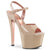 SKY-309TT Plateau Sandaletten Nude/Rosé Gold | Pleaser