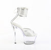 SKY-324PREM-RSNT Sandalette Plateauschuhe Transparent | Pleaser
