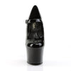 SKY-387 Plateau Pumps Lack Schwarz | Pleaser