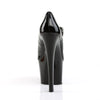 SKY-387 Plateau Pumps Lack Schwarz | Pleaser