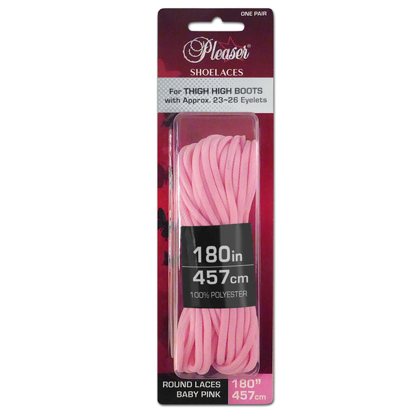 SL-THIGH Schnürsenkel Baby Pink (1 Paar) | Pleaser