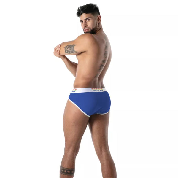 Blauer Pride Joyful-Slip von TOF Paris – Ansicht 2