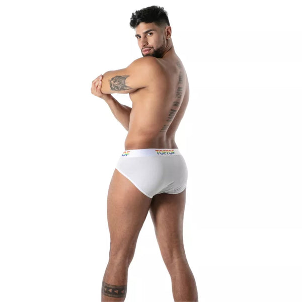 Weißer Pride Joyful-Slip von TOF Paris – Ansicht 2