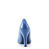 SMITTEN-05 Pumps Navy Blau-Weiss Kunstleder | Pin Up Couture