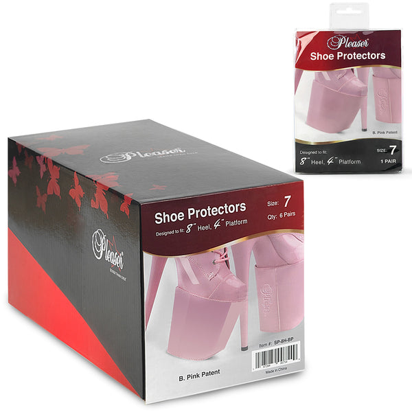 Schuhschoner Rosa für 18 & 20 cm Absätze (1 Paar) von Pleaser – Ansicht 2