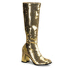 SPECTACUL-300SQ Stiefel Gold | Bordello