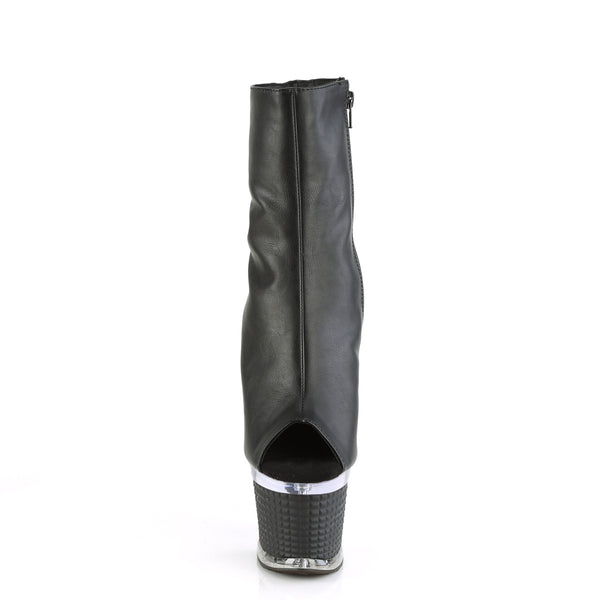 SPECTATOR-1012 Plateau Stiefeletten - Schwarz Matt | Pleaser