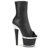 SPECTATOR-1012 Plateau Stiefeletten - Schwarz Matt | Pleaser