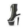 SPECTATOR-1016 Plateau Stiefeletten - Schwarz Matt | Pleaser