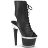 SPECTATOR-1016 Plateau Stiefeletten - Schwarz Matt | Pleaser