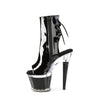 SPECTATOR-1018 Plateau Stiefeletten - Schwarz Lack | Pleaser