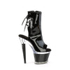 SPECTATOR-1018 Plateau Stiefeletten - Schwarz Lack | Pleaser