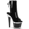 SPECTATOR-1018 Plateau Stiefeletten - Schwarz Lack | Pleaser