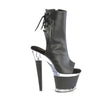 SPECTATOR-1018 Plateau Stiefeletten - Schwarz Matt | Pleaser