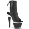SPECTATOR-1018 Plateau Stiefeletten - Schwarz Matt | Pleaser