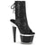 SPECTATOR-1018G Plateau Stiefeletten - Glitter Schwarz | Pleaser