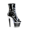 SPECTATOR-1021 Plateau Stiefeletten - Schwarz Lack | Pleaser