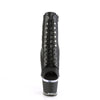 SPECTATOR-1021 Plateau Stiefeletten - Schwarz matt | Pleaser
