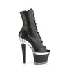 SPECTATOR-1021 Plateau Stiefeletten - Schwarz matt | Pleaser