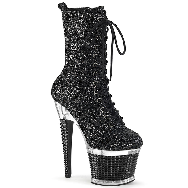 SPECTATOR-1040G Plateau Stiefeletten - Schwarz | Pleaser