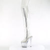 SPECTATOR-3019C Overknee Peeptoe Stiefel - PVC durchsichtig | Pleaser