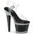 SPECTATOR-708RS Plateau Sandaletten - Transparent | Pleaser