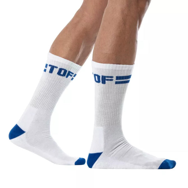 Weiße moderne Herren Socken für exklusive und stilvolle Auftritte von TOF Paris