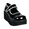 SPRITE-01 Plateau Schuh schwarz lack Mary Janes | DemoniaCult