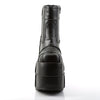 STACK-201 Plateau Stiefeletten Schwarz | DemoniaCult