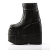 STACK-201 Plateau Stiefeletten Schwarz | DemoniaCult
