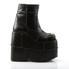 STACK-201 Plateau Stiefeletten Schwarz | DemoniaCult