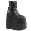 STACK-201 Plateau Stiefeletten Schwarz | DemoniaCult