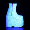 STACK-201G Plateau Stiefeletten- Weiss | DemoniaCult